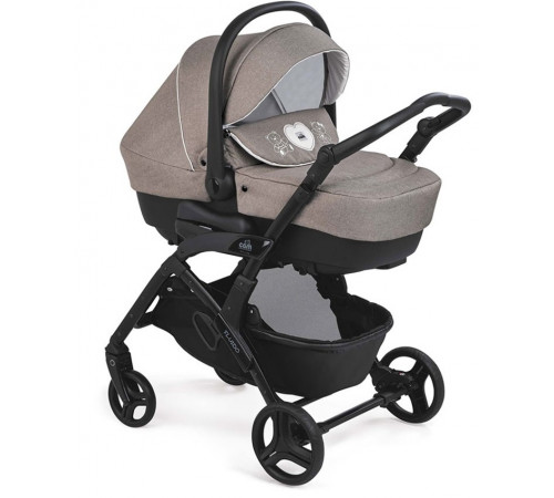 CAM Коляска 5в1 Tris Fluido Easy бежевый/мишки