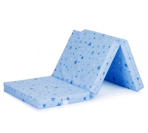 Chipolino Матрас складной (60x120x6 см.) голубой/звезды