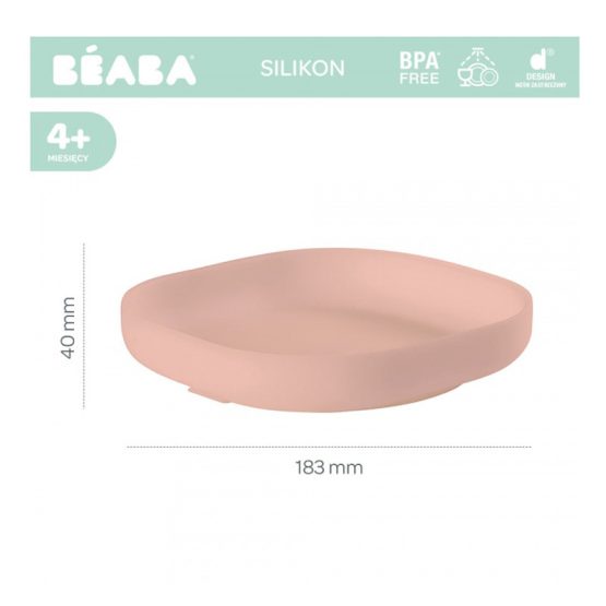 Farfurie silicon cu ventuza