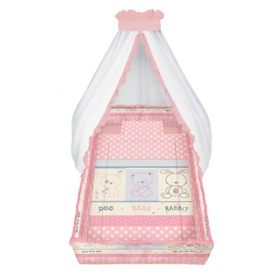 Lorelli Постельное бельё NINA Friends Pink (5 ед.)