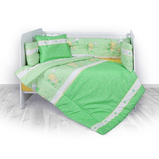Lorelli Постельное бельё NINA Little Duks Green (5 ед.)