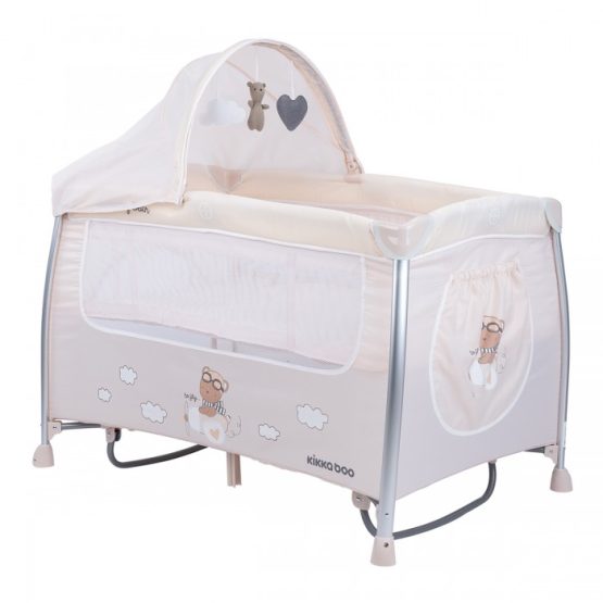 Кровать-манеж DREAMY BEAR 2 Levels Beige