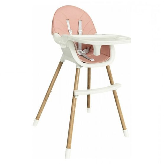 Стульчик для кормления 2-в-1 NUTRI Pink(PS)