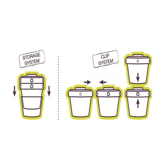 Set 12 recipiente ermetice