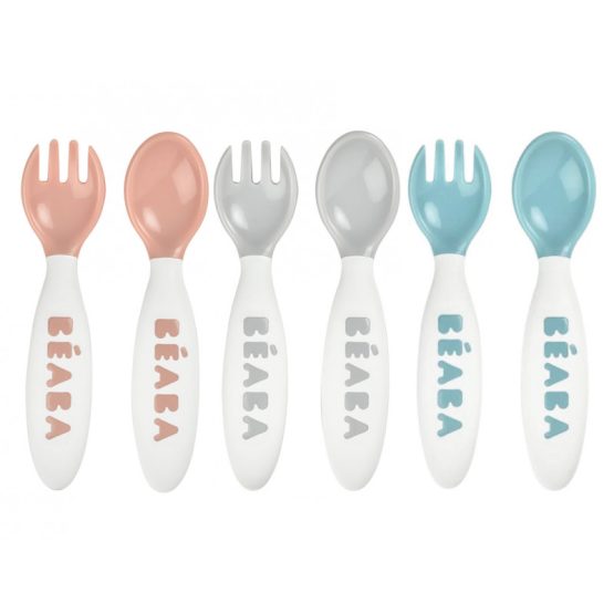 Набор из 6 ложек и 4 вилок Beaba Синий B913471