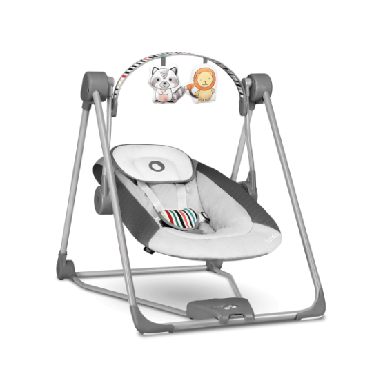 Sezlong-balansoar Lionelo Otto Cozy Grey(PM)