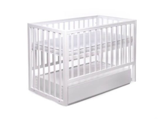 Patuț Eucalyptus Mia Premium Transversal (DS-401) Alb