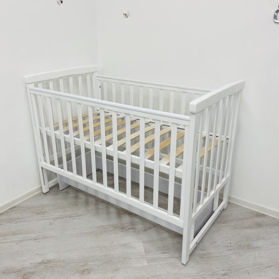 Детская кроватка Charlene Plus без ящика, Белый