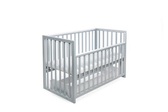 Детская кроватка Eucalyptus Mia Plus Transversal (DS-502) Серая
