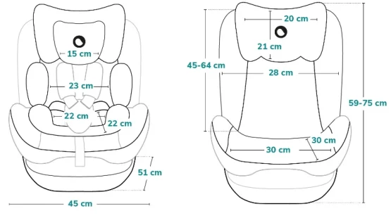 scaun auto 0-36 kg pentru copii