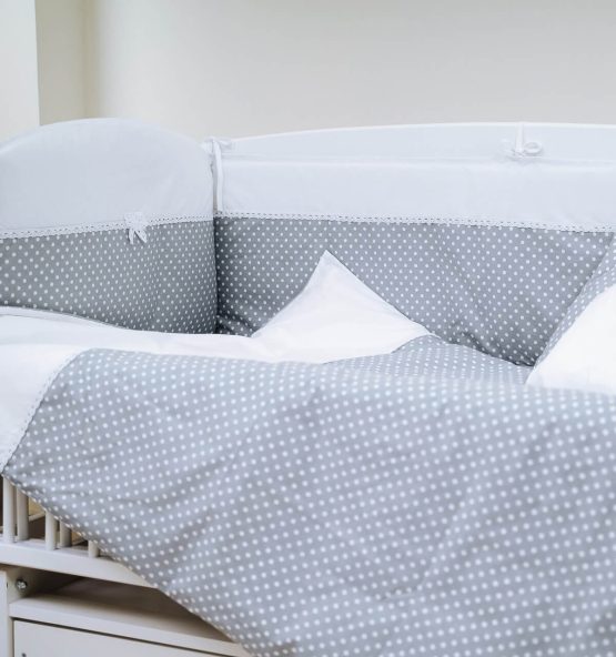 Set de lenjerie Elegance Buline Gri PM (8 el.)