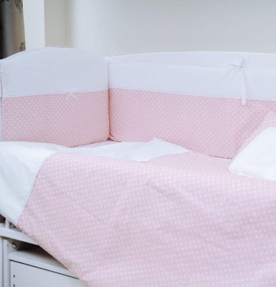 Комплект в кроватку 8 предметов PernaMea Elegance Buline Roz (PM.100102/2)