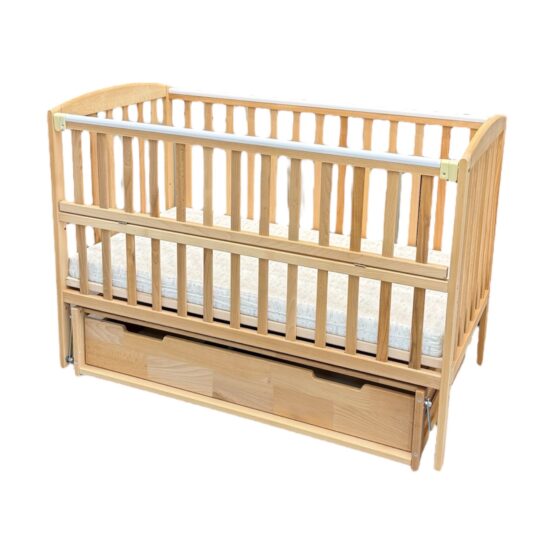 Pătuţ Goydalka VALERI PREMIUM TRANSVERSAL (1В220-2) Natural cu sertar