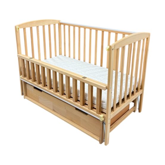 Pătuţ Goydalka VALERI PREMIUM TRANSVERSAL (1В220-2) Natural cu sertar