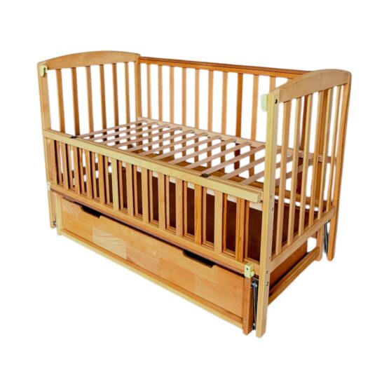 Детская кроватка Goydalka VALERI PREMIUM TRANSVERSAL (1В220-2) Натуральный с ящиком