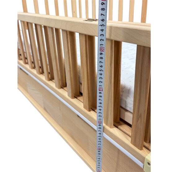 Pătuţ Goydalka VALERI PREMIUM TRANSVERSAL (1В220-2) Natural cu sertar