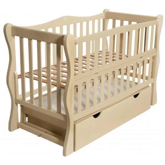 Pătuţ Goydalka SOFI PREMIUM TRANSVERSAL (1B35-3) Bej cu sertar