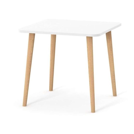 Veres Masuța din lemn „New York” (alb/fag)