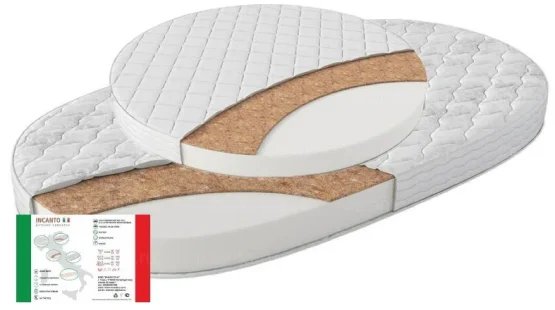 Set saltele pentru copii Incanto UOMO (UO-12) rotund+oval (cocos)