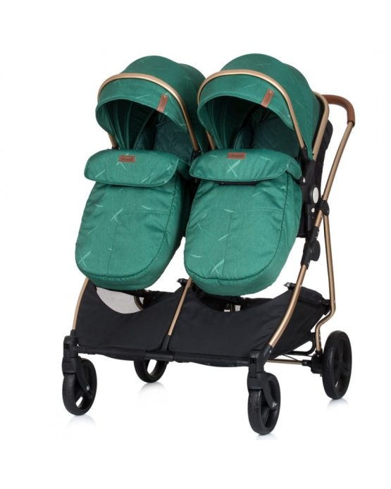 Коляска для двойни Chipolino Duo Smart авокадо