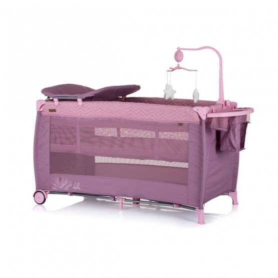 Chipolino Манеж-кровать Bella сиреневый