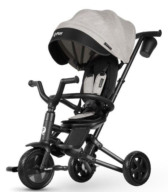 Tricicleta ultrapliabila QPlay Nova Niello Gray (00-00600714)
