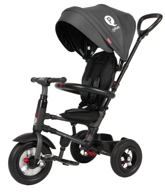 Трицикл складной QPlay Rito Rubber Black (00-00600776)
