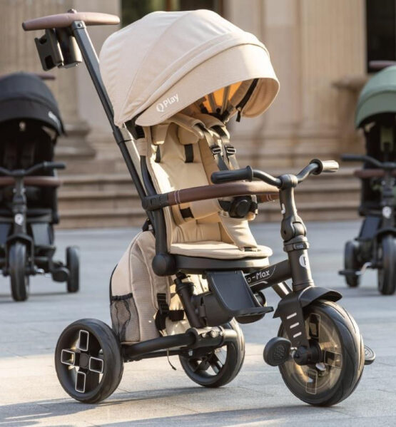 Bicicletă copii Qplay Comfo Max Beige