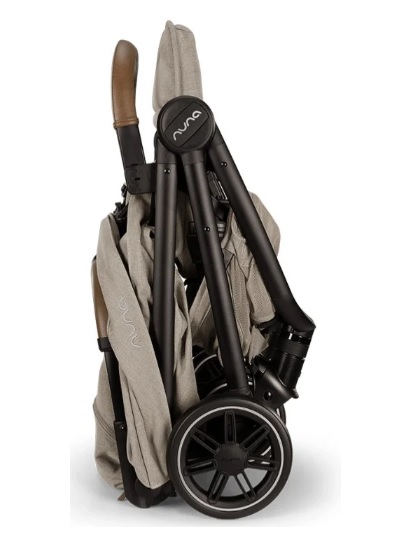 Carucior ultracompact Nuna TRVL Hazelwood cu pliere automata