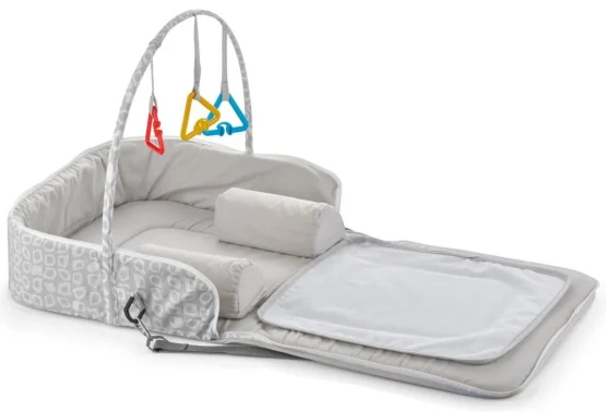 Geanta multifunctionala 3 in 1 BabyJem Gri, 60×100 cm