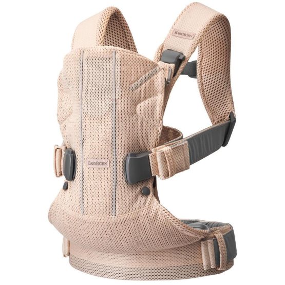 Анатомический рюкзак-кенгуру BabyBjorn One Air Pearly Pink, 3D Mesh (098001E1)
