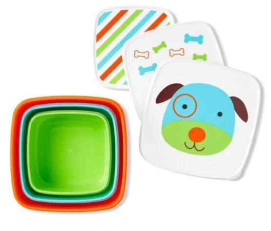 Набор из 3-х коробок для обеда Skip Hop Zoo Собачка (9H776310)