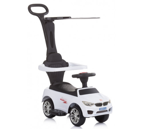 Chipolino Машина c ручкой “Flash” белый