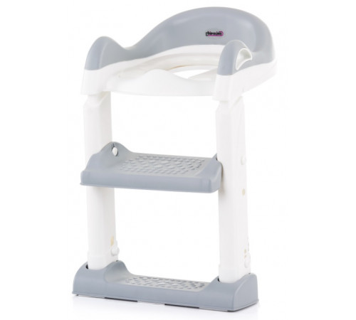 Chipolino Cидение для унитаза с лесенкой «Tippy» серый