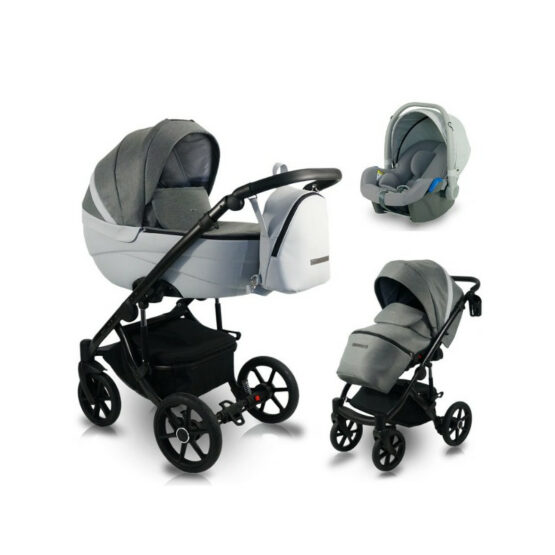 Коляска 3 в 1 Bexa IDEAL 2.0 – ID10 Combo Gray
