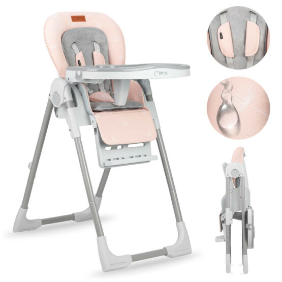 Стульчик для кормления MoMi YUMTIS Pink