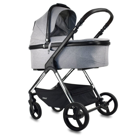 iBebe Carucior 2 in 1 ICE CHROME 03 GRAY