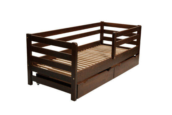 Кровать Goydalka AURORA с ящиком (1B510-4) Орех 160х80см