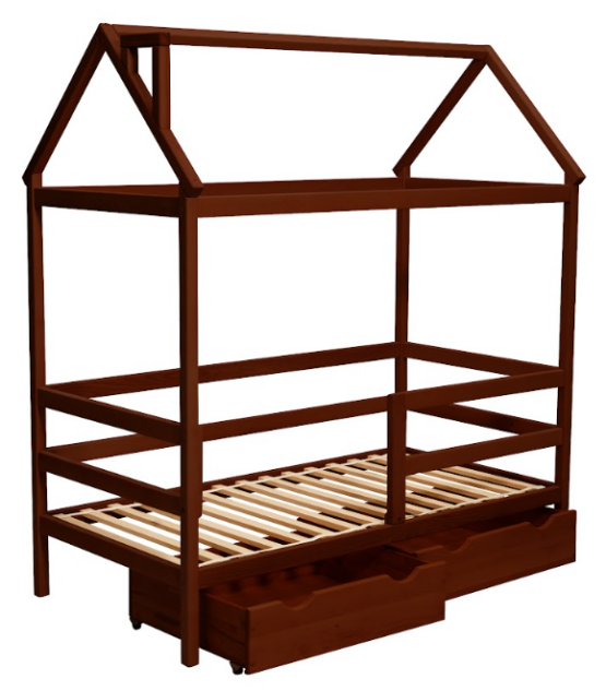 Кровать Goydalka TERRY с ящиком (1B810-4) Орех 160х80см