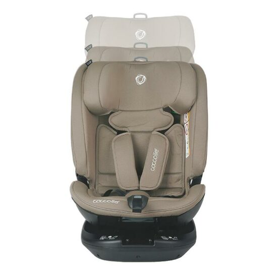 Scaun-auto-rotativ-iSize-40-150-cm-Coccolle-Velsa-Taupe-Brown