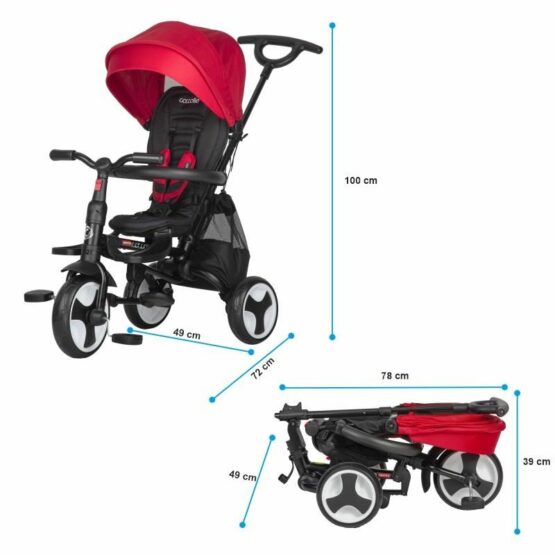 Tricicleta-ultrapliabila-Coccolle-Spectra-Plus-Chilli-Pepper