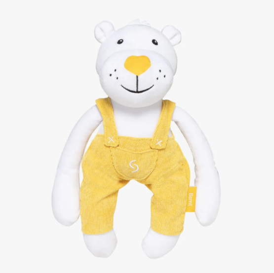 Плюшевая игрушка Skiddou Bernt 0+мес (2100011) Желтая