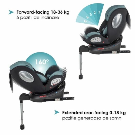 Scaun-auto-rotativ-0-36-kg-Coccolle-Vigo-Emerald-Green