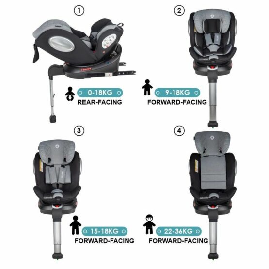 Scaun-auto-rotativ-0-36-kg-Coccolle-Vigo-Diamond-Black