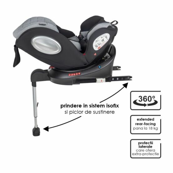 Scaun-auto-rotativ-0-36-kg-Coccolle-Vigo-Diamond-Black
