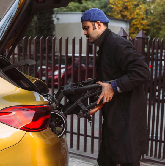 Carucior-2in1-Skiddou-Moss-onyx-Negru