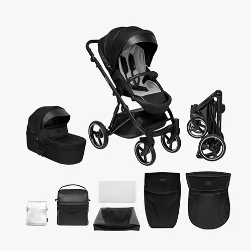Carucior-2in1-Skiddou-Oslo-onyx-Black
