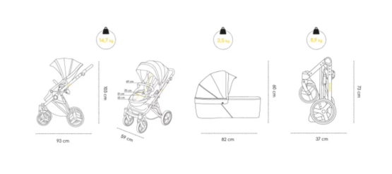 Carucior-2in1-Skiddou-Oslo-onyx-Black