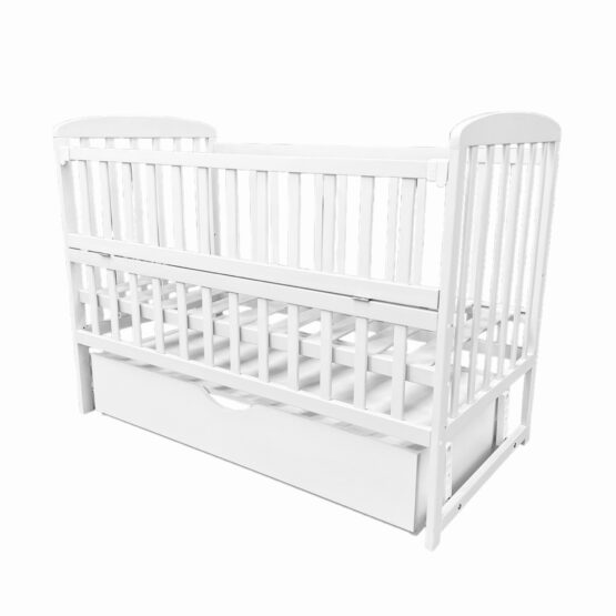 Pătuţ Eucalyptus Bimbi Premium (DS-1301) Alb