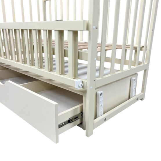 Pătuţ Eucalyptus Bimbi Premium (DS-1302) Bej